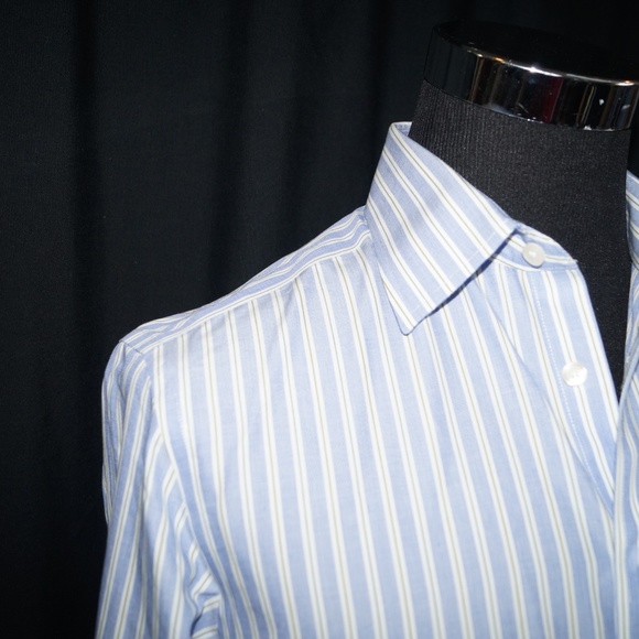 CHARLES TYRWHITT Dress Shirt 16 34 Non Iron Slim - Picture 3 of 6